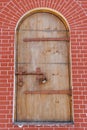 Vintage Round Top Front Door