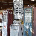 Vintage route 66 scene