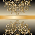 Vintage Royal classic ornament border Royalty Free Stock Photo