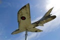 Vintage Royal Navy Spitfire aircraft on a pole Royalty Free Stock Photo