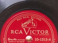 Vintage 78rpm record Royalty Free Stock Photo