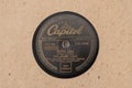 Vintage 78rpm record in sleeve. Nat King Cole.