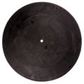 Vintage rubber turntable platter mat back Royalty Free Stock Photo