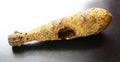 Vintage rusted aviation bomb shot projectile shell world war II