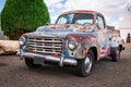 Vintage Rusted Studebaker Pickup Truck circa 1946 - Front View Royalty Free Stock Photo