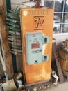 Vintage, rusted 7Up vending machine Royalty Free Stock Photo