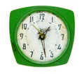 Vintage rusty clock. Royalty Free Stock Photo