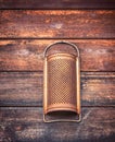 Vintage and rusty grater decoration