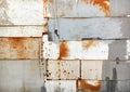 Vintage rusty metal texture Royalty Free Stock Photo