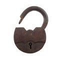 Vintage rusty padlock Royalty Free Stock Photo