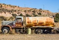 Vintage Rusty Tanker Truck Royalty Free Stock Photo