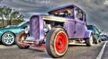 Vintage 1930s American Ford hot rod Royalty Free Stock Photo