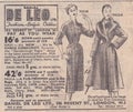 Vintage 1950s newspaper advert - Daniel De Leo Ltd. Fashion Perfect Clothes.