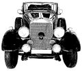 Vintage 1930s style automobile Royalty Free Stock Photo