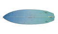 Vintage 80's Surfboard isolated on white