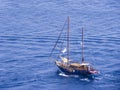 Vintage sailboat, Corfu island, Ionian, Greece