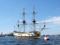 Vintage sailing ship in Saint Petersburg, Russia Royalty Free Stock Photo