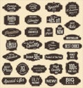 Vintage sale labels collection design elements, Premium quality Royalty Free Stock Photo