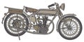 The Vintage Sand Military Motorcycle