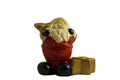 Vintage santa clause candle holder trinket