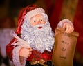Vintage Santa Claus Naughty Nice List Royalty Free Stock Photo