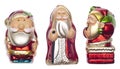 Vintage Santa Holiday Ornaments