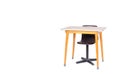Vintage school desk and chair Royalty Free Stock Photo