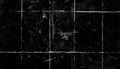 Vintage scratched grunge overlays on isolated black background space for text