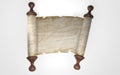 Vintage scrolls of parchment. On white background. 3D-rendering Royalty Free Stock Photo