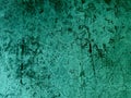 Vintage Sea Green grunge texture wall of interior decoration Old era decorative pattern background gives a vintage feel.