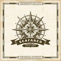 Vintage Seafarer Label Royalty Free Stock Photo