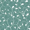 Vintage seamless branch pattern