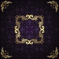 Vintage seamless damask background Royalty Free Stock Photo