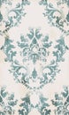 Vintage seamless ornament pattern Vector. Baroque classic background. Royal victorian texture. Old painted style decor Royalty Free Stock Photo