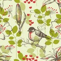 Vintage seamless pattern