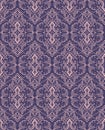 Vintage seamless pattern design. Symmetric graphic wallpaper. Vector tileable ornament