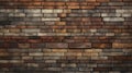 Vintage Seamless Wall Of Bricks With Layered Depth And Dark Foreboding Colors