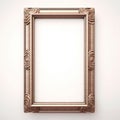 Vintage Sepia-toned Wooden Frame - Metallic Etherialism Art