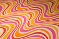 Vintage seventies wallpaper paper pattern yellow red orange pink