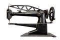Vintage sewing machine isolated