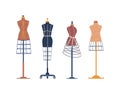 Vintage Sewing Mannequins, Essential Tool For Dressmakers And Fashion Designers, Provide Representation Of Human Form