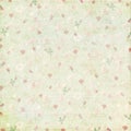 Vintage shabby rose paper background Royalty Free Stock Photo