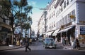 Vintage shot of City Mill Lane, Gibraltar
