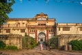 Vintage Shri Ghanshyam Maharaj Devendra Bhuvan Birth Place of Sahjanand Swami Babhnan Mankapu Royalty Free Stock Photo