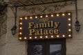 Vintage Sign Cafe Family Palace