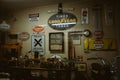 Vintage signs at The Southern Churn, Bristol, Virginia