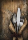 Vintage silverware Royalty Free Stock Photo