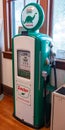 Vintage Sinclair gasoline pump, vertical - Davie, Florida, USA