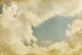 Vintage sky background Royalty Free Stock Photo