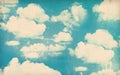 Vintage sky background Royalty Free Stock Photo